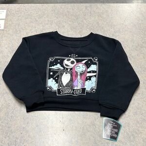 Disney Black Nightmare Before Christmas Kids Sweatshirt (Crop?)